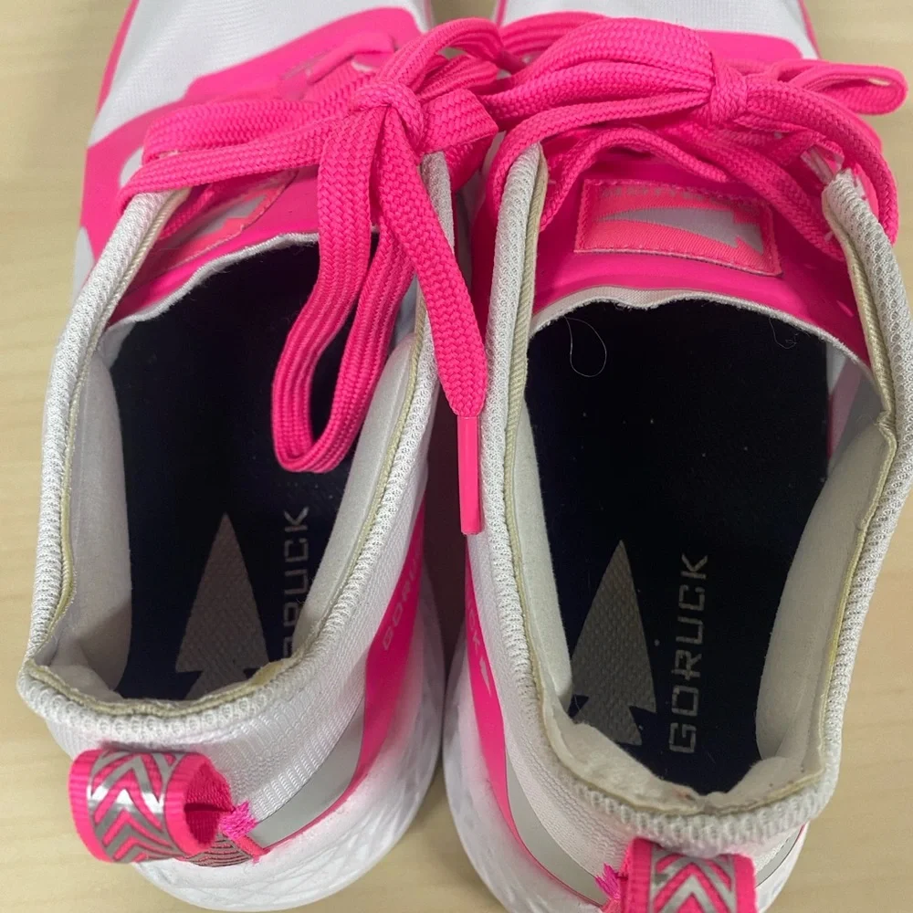 GORUCK Rough Runner, Neon Pink and White, Athletic Shoes - Picture 4 of 7